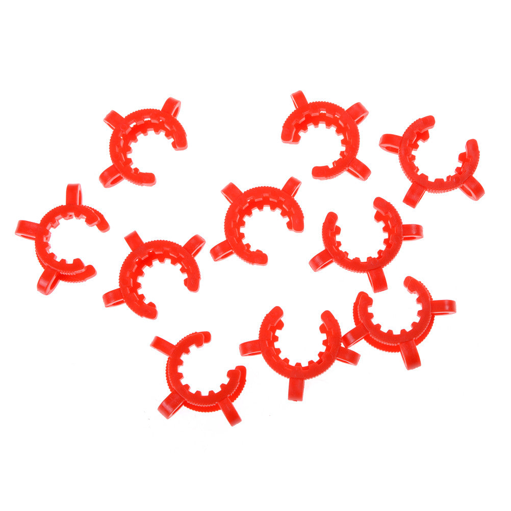 10pcs 24# 19x23mm Laboratory Plastic Clip,Lab Keck