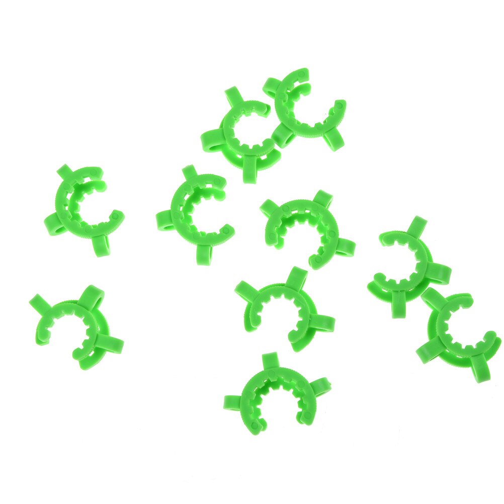 10pcs 24# 19x23mm Laboratory Plastic Clip,Lab Keck