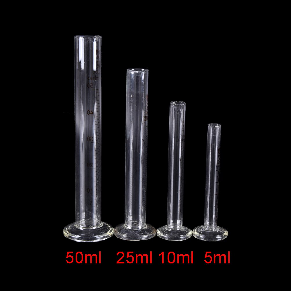 1PC Cylinder Chemistry Laboratory Measure 25ml