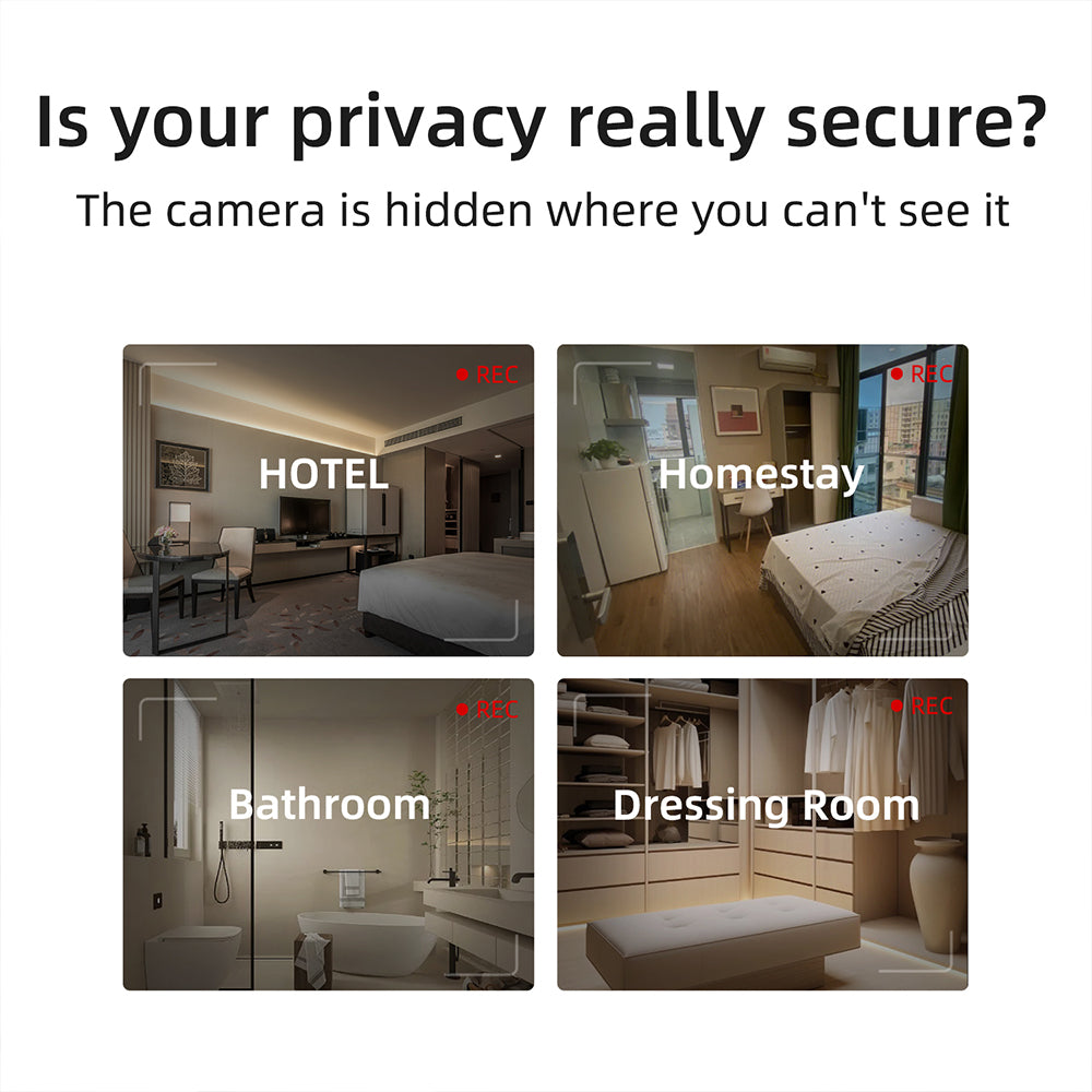 Smart Thermal Imaging Sensor Anti-Spy Portable Security Device