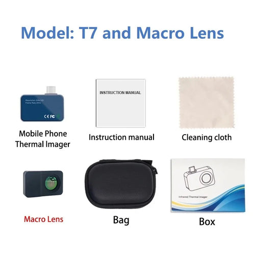 TOOLTOP T7 256*192 Android Type-C Thermal Imager 25Hz Mobile Thermal