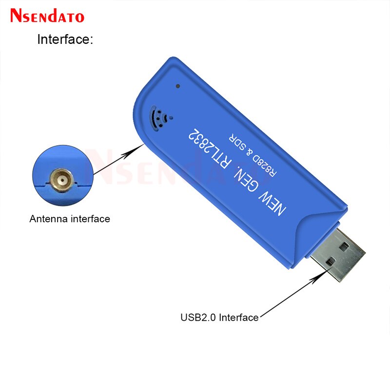 Digital Usb 2.0 Tv Stick Tuner Rtl2832u R828d Sdr Rtl A300u