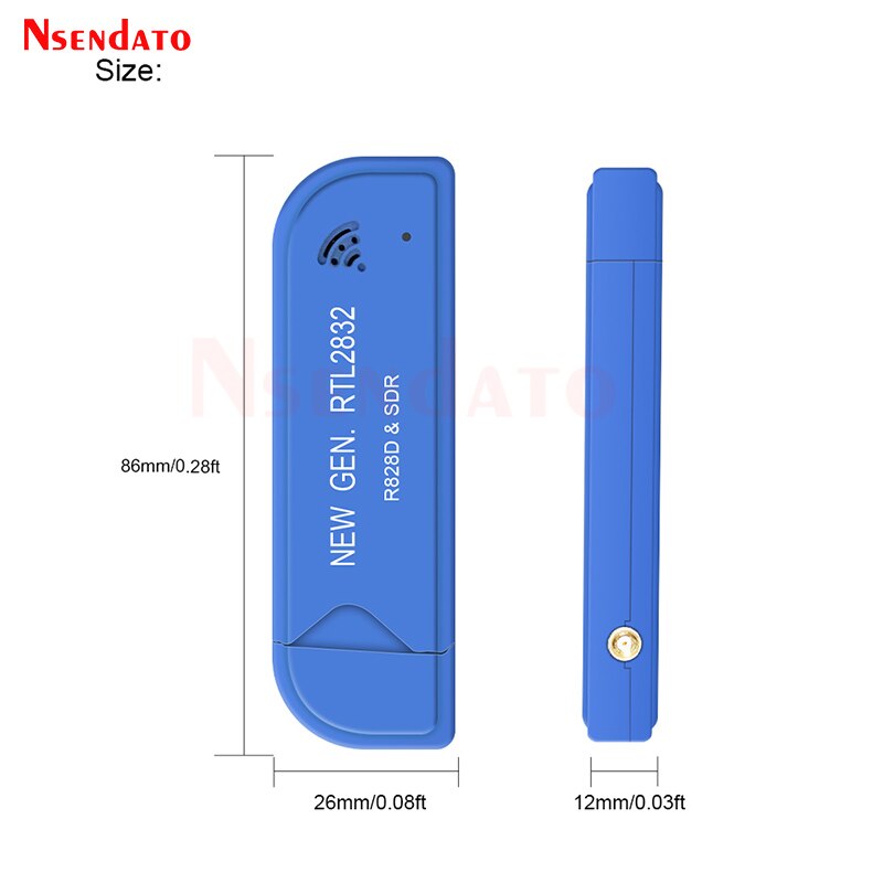 Digital Usb 2.0 Tv Stick Tuner Rtl2832u R828d Sdr Rtl A300u