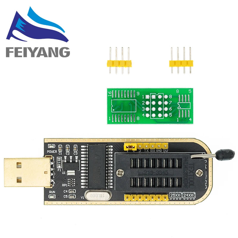 1PCS CH341A 24 25 Series EEPROM Flash BIOS USB Programmer Module +