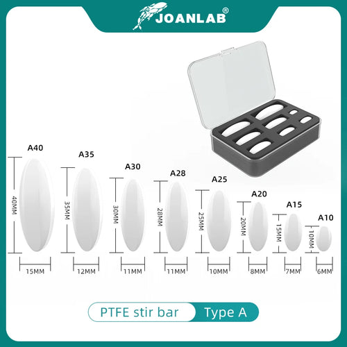 JOANLAB Magnetic Stirrer Bar Size 15mm 20mm 25mm 28mm 30mm 35mm 40mm