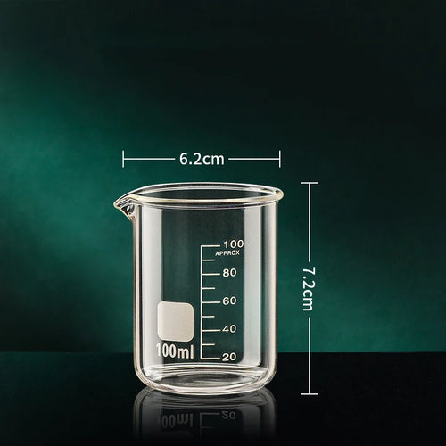 50/100/150/250/500/1000ml High Borosilicate Glass Measuring Cup Clear