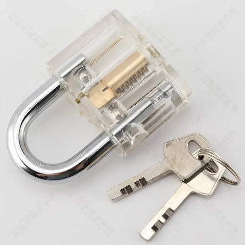 Transparent Lock Cutaway Mini Practice Locks