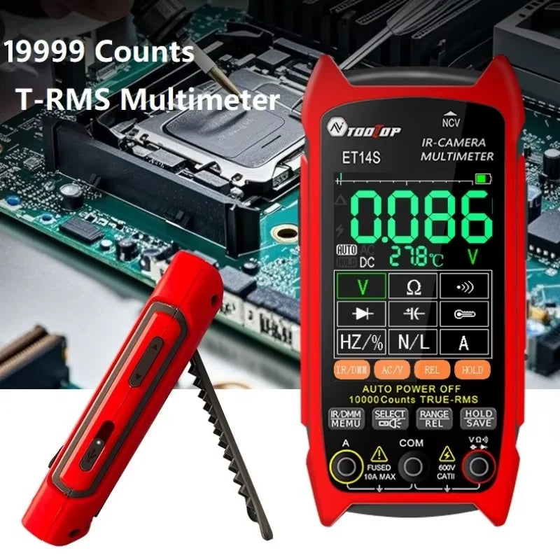 ET14S IR Camera Multimeter ISR 240x240 Thermal Imager 19999 Counts