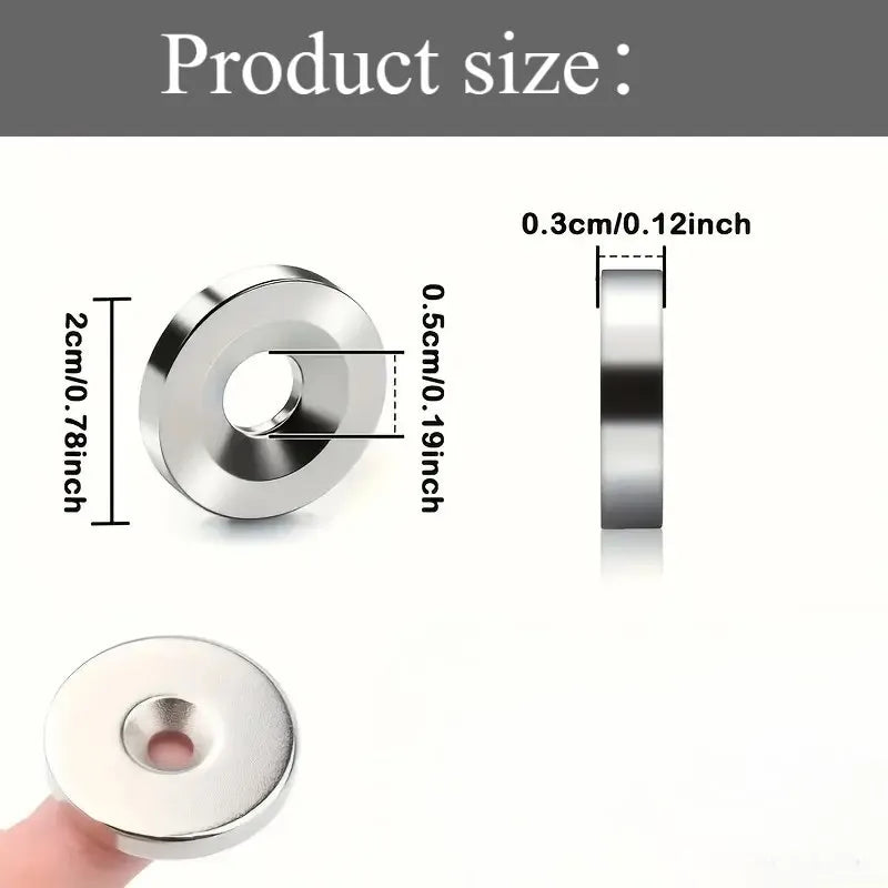 10/20/30pcs with countersunk 20x3-5mm discs for scientific,