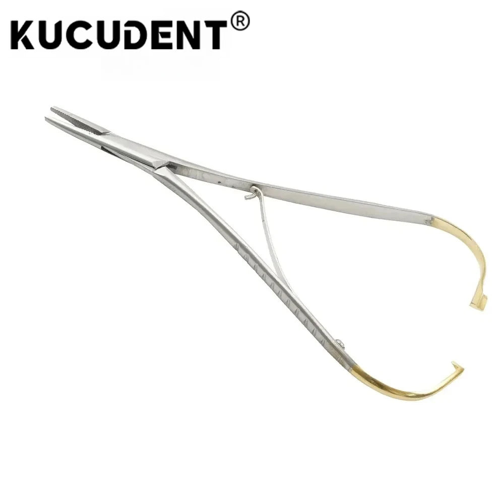 1PC Dental Needle Holder Tweezers Orthodontic Instrument Stainless