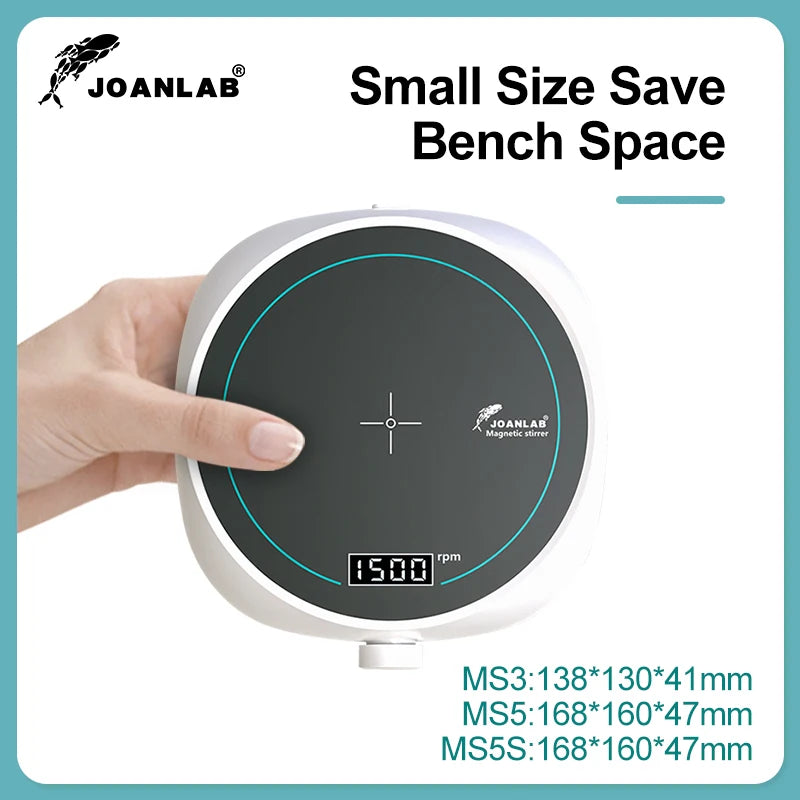 JOANLAB Mini Magnetic Stirrer Laboratory Liquid Mixer Magnetic Mixer