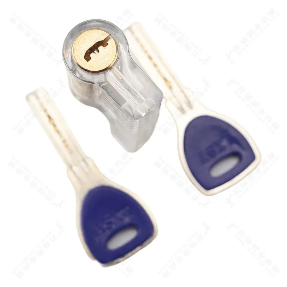 Transparent Lock Cutaway Mini Practice Locks