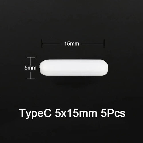 5 Pcs Laboratory Magnetic Bar Cylindrical Magnetic Stirrings Rod 3