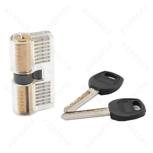 Transparent Lock Cutaway Mini Practice Locks