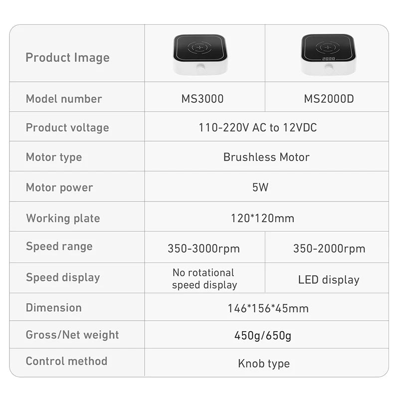 Westtune Lab Magnetic Stirrer - Electric Digital Display, 3000 RPM, 3L