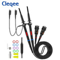 Cleqee P2200 2pcs 200MHz Oscilloscope Probe X1/X10 Safe BNC Test Lead