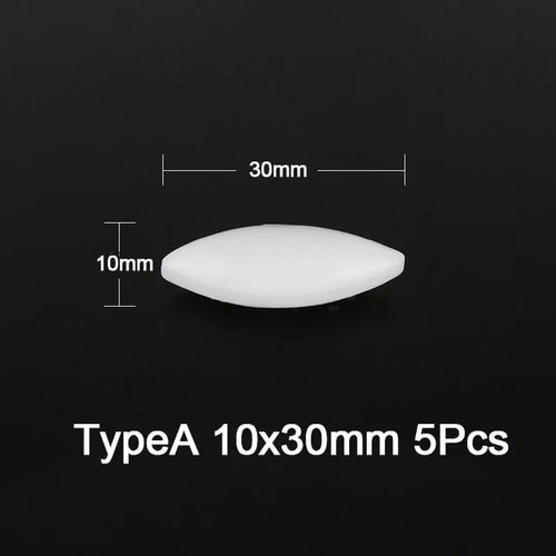 5Pcs Laboratory Magnetic Bar Cylindrical Magnetic Stirrer Rod Stirrer-