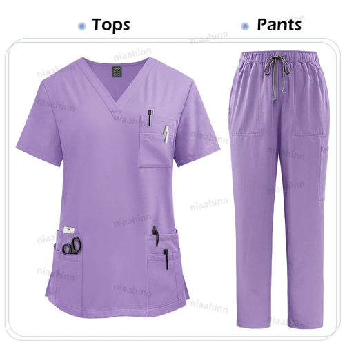 High Quality Medical Clothing for Women Uniform Nurse Lab Coat Unisex