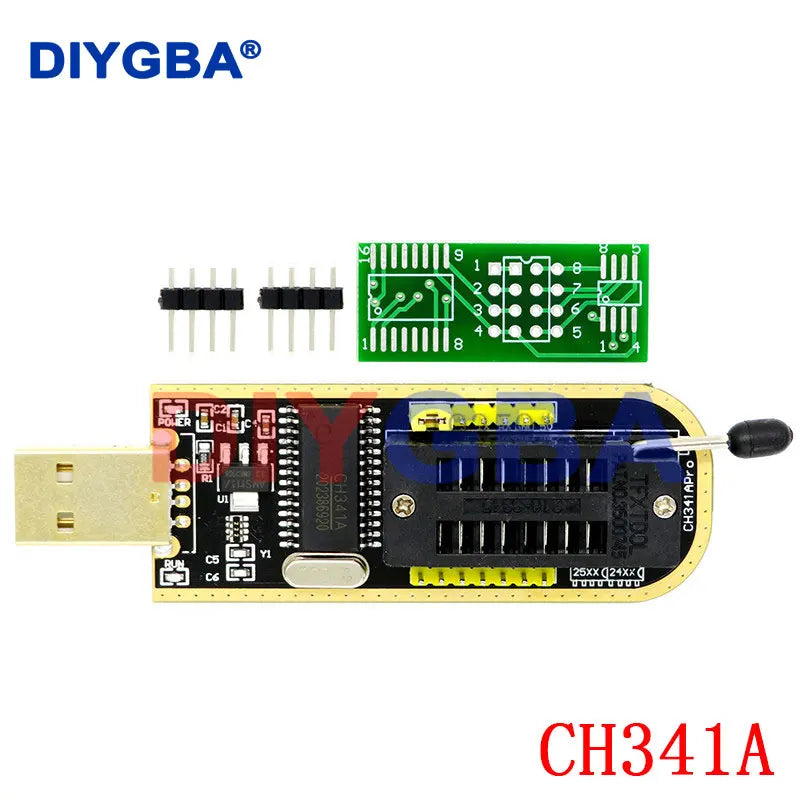 CH341A Programmer adapter+SOIC8 adapter+ SOP8 clip with cable+1.8V
