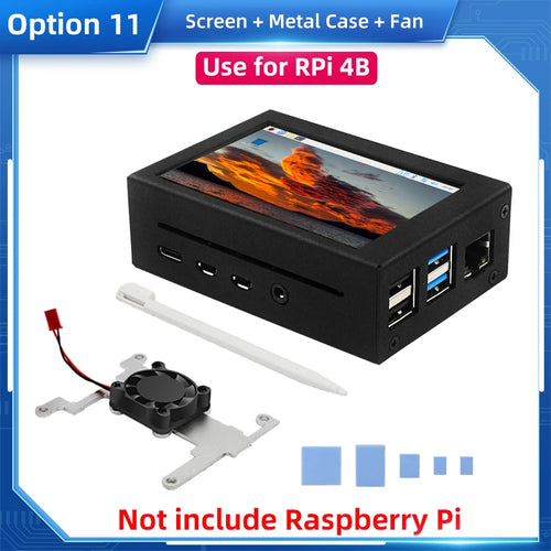 Raspberry Pi 3.5 Touch Screen 480*320 LCD TFT Display Optional ABS