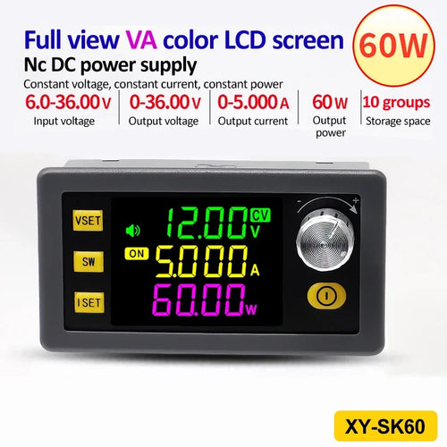 SK60 SK120 DC Buck Boost Converter CNC Adjustable Regulated Laboratory