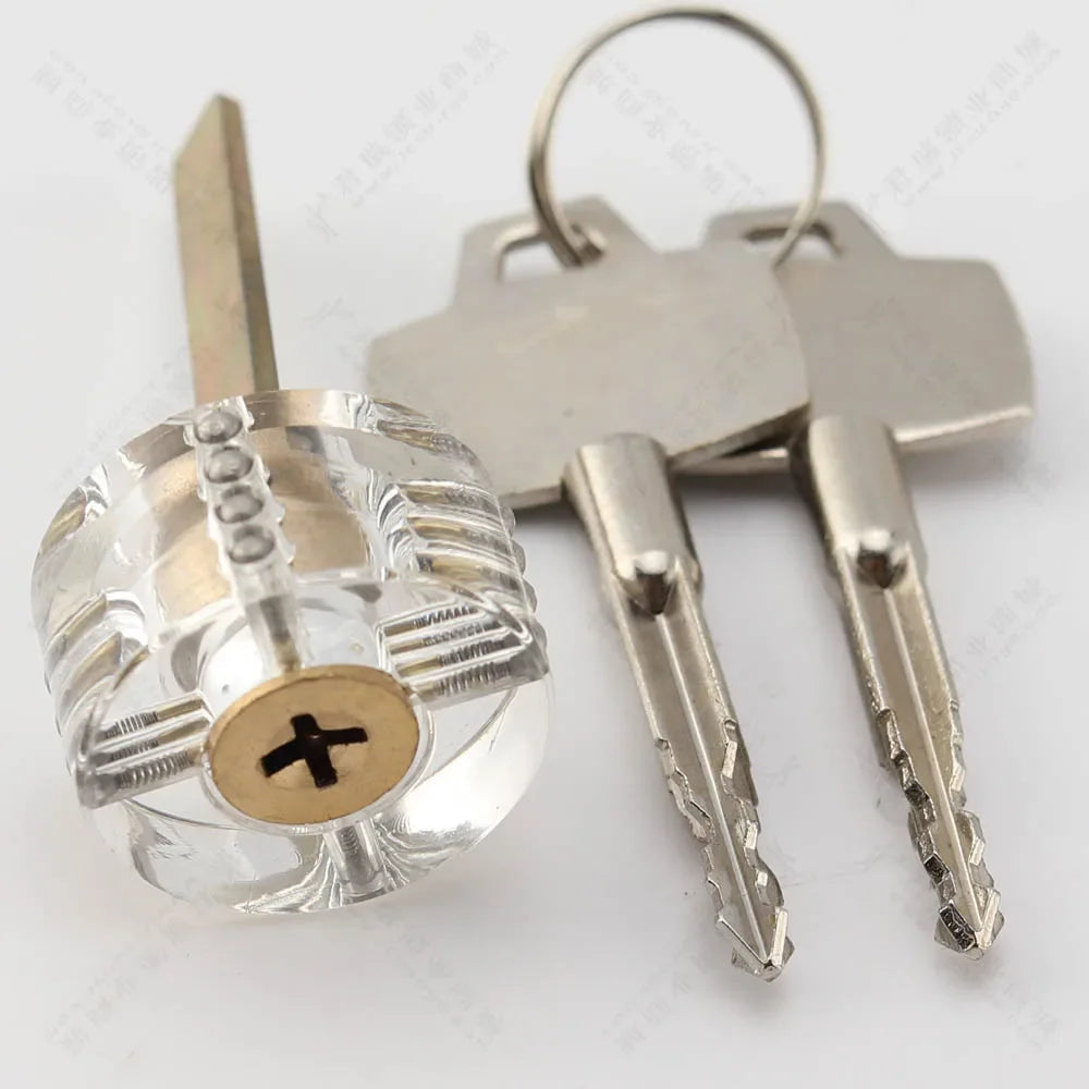 Transparent Lock Cutaway Mini Practice Locks