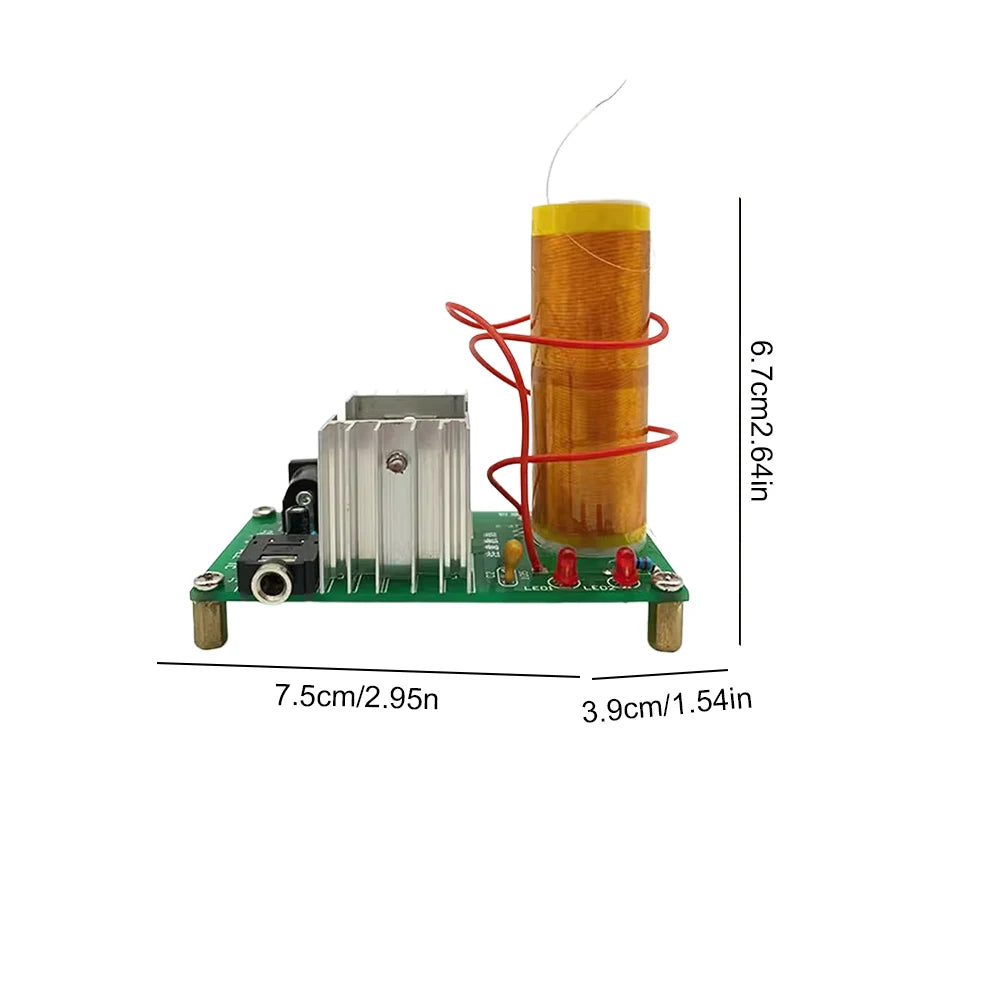 DIY Mini for Tesla Coil Kit Mini Music for Tesla Coil Plasma Speaker