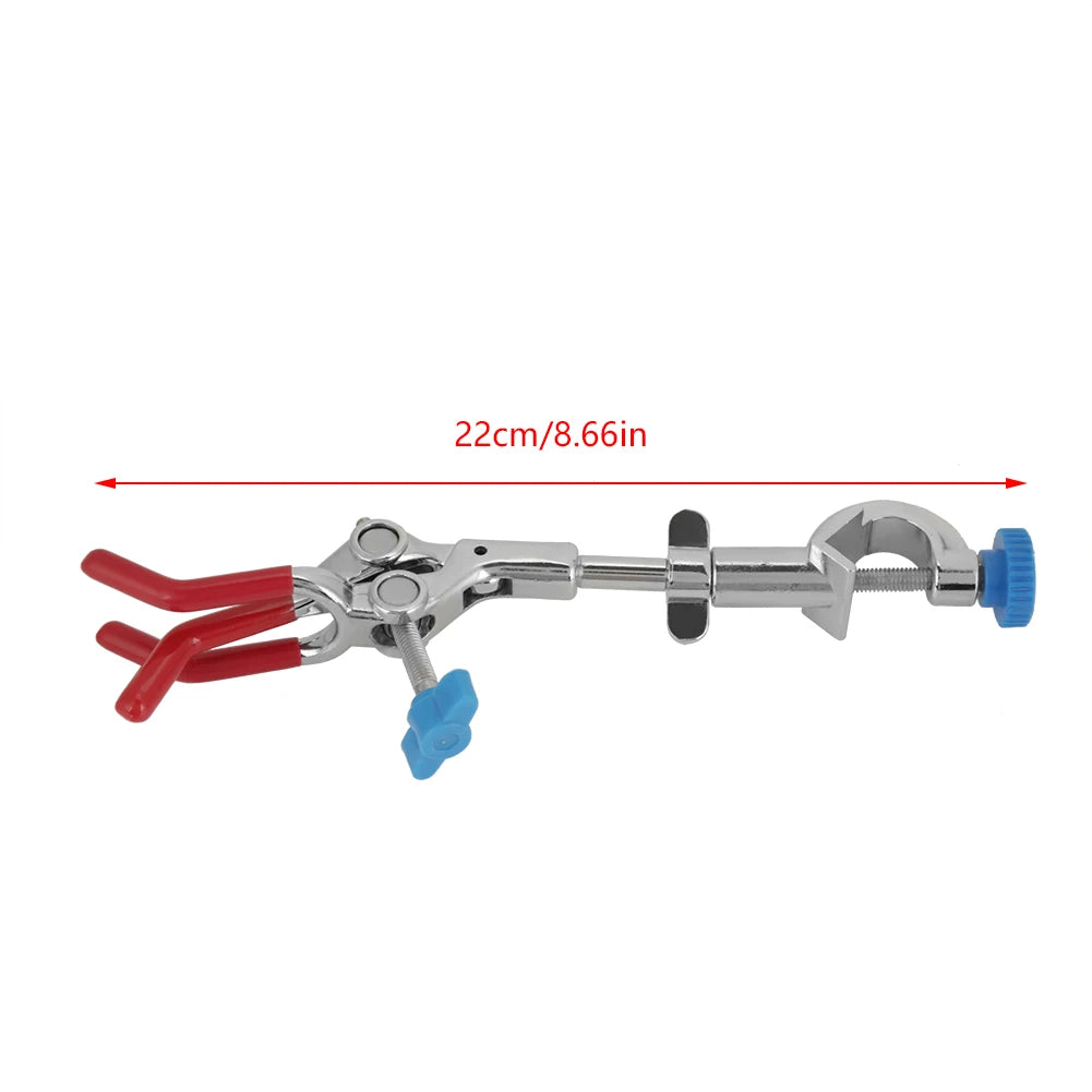 Extension Flask Clamp  Holder  Flask Clamp Adjustable Three Prong