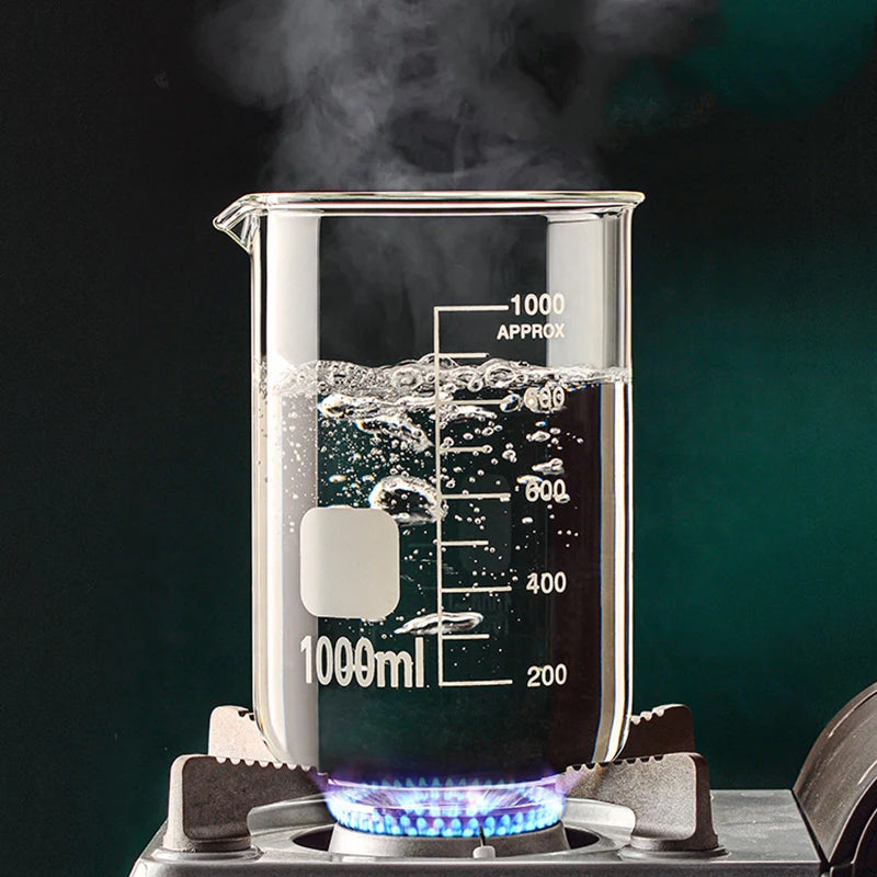 50/100/150/250/500/1000ml High Borosilicate Glass Measuring Cup Clear