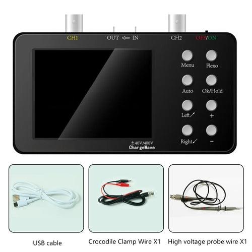SCO2 Dual Channel Digital AUTO Oscilloscope PWM 50M 10Mhz Sampling