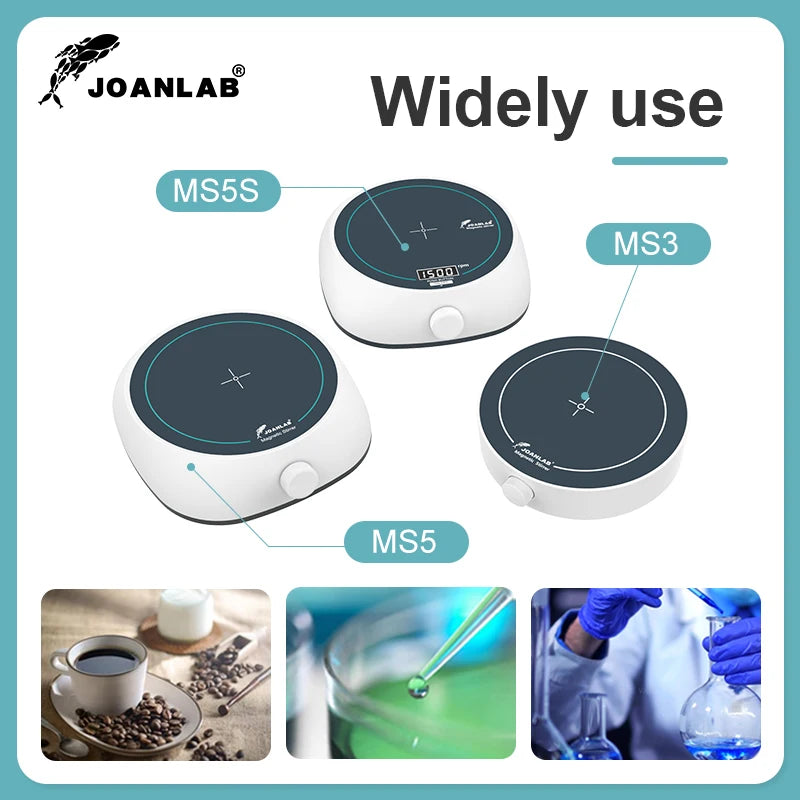 JOANLAB Mini Magnetic Stirrer Laboratory Liquid Mixer Magnetic Mixer