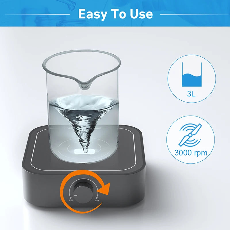 Westtune Lab Magnetic Stirrer - Electric Digital Display, 3000 RPM, 3L