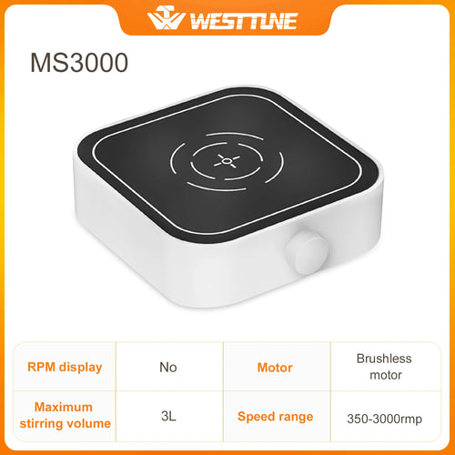 Westtune Lab Magnetic Stirrer - Electric Digital Display, 3000 RPM, 3L