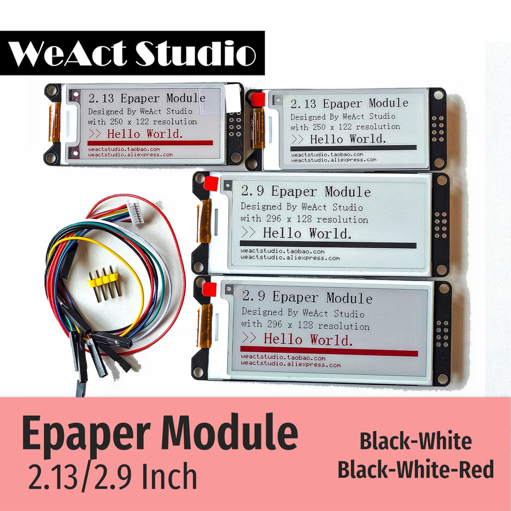 WeAct 2.9'' 2.13" 2.9 2.13 Inch Epaper Module E-paper E-Ink EInk
