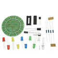 CD4017 Colorful Voice Control Rotating LED Light Kit Electronic