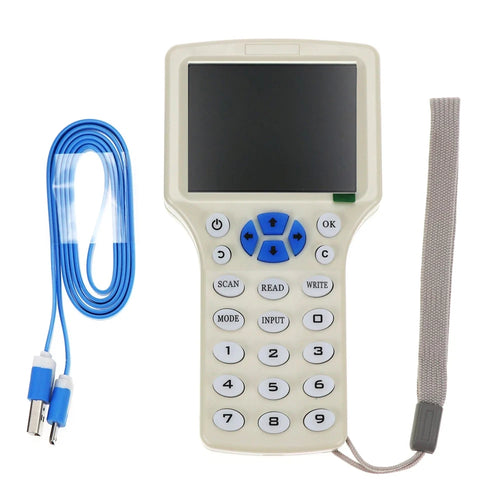 10 Frequency NFC Smart Card Reader Writer Duplicator 125K 13.56MHz