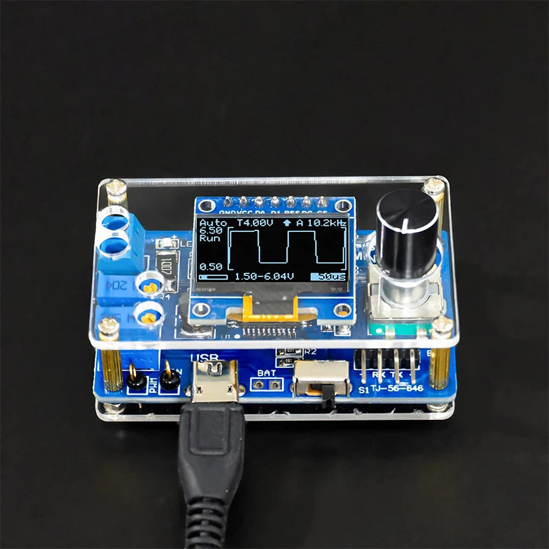 Mini DOS LCD Oscilloscope Kit STC8K8A Single Chip Microcomputer