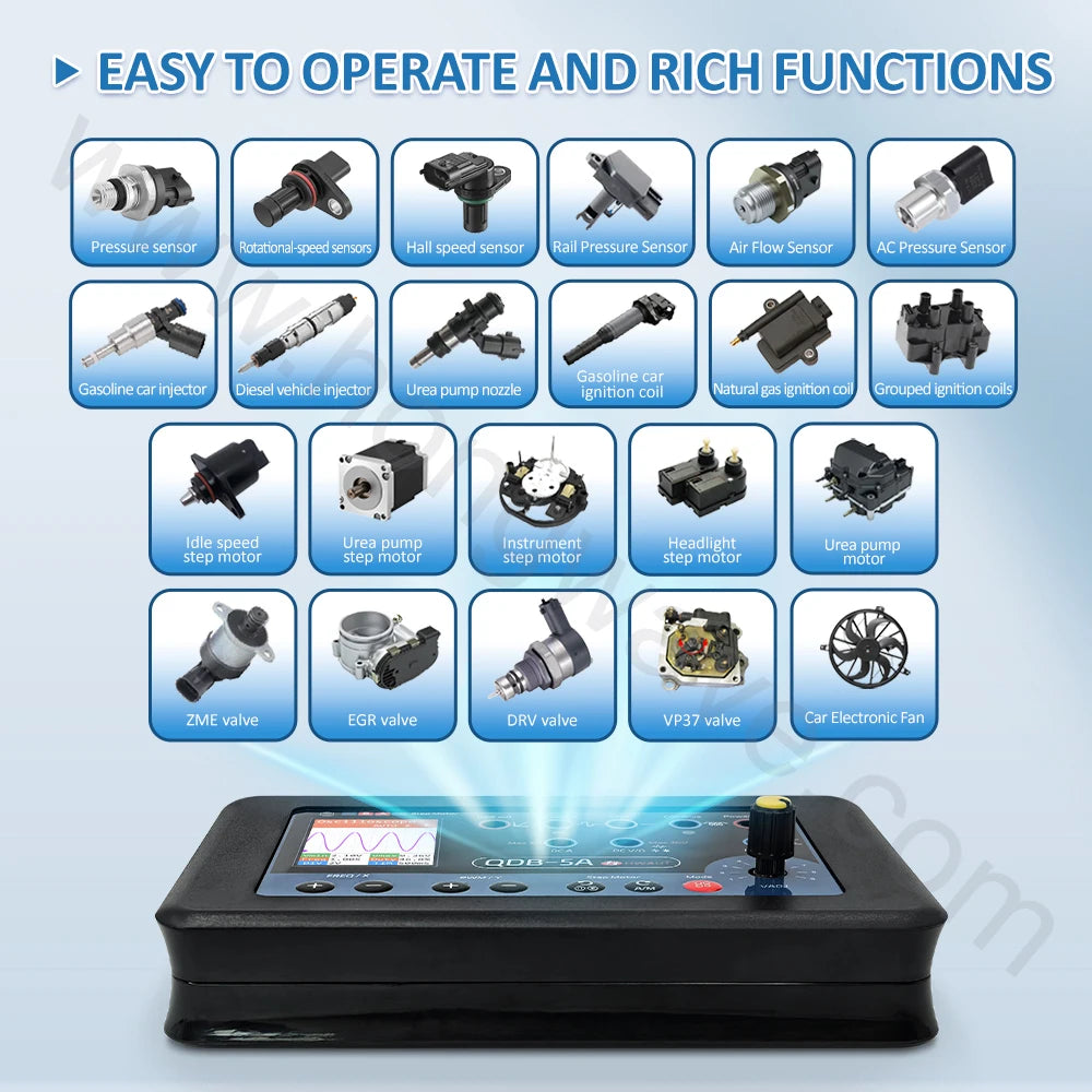 QDB4A QDB-5A Car Sensor Tester Oscilloscope PWM Drive Multimeter