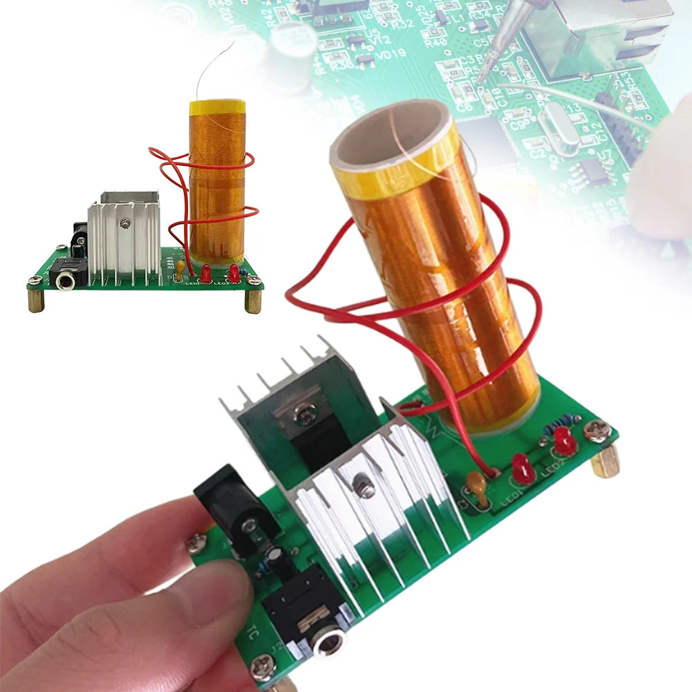 DIY Mini for Tesla Coil Kit Mini Music for Tesla Coil Plasma Speaker