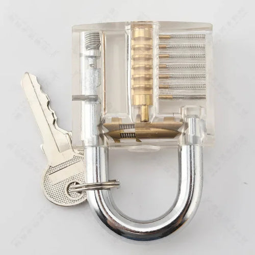 Transparent Lock Cutaway Mini Practice Locks