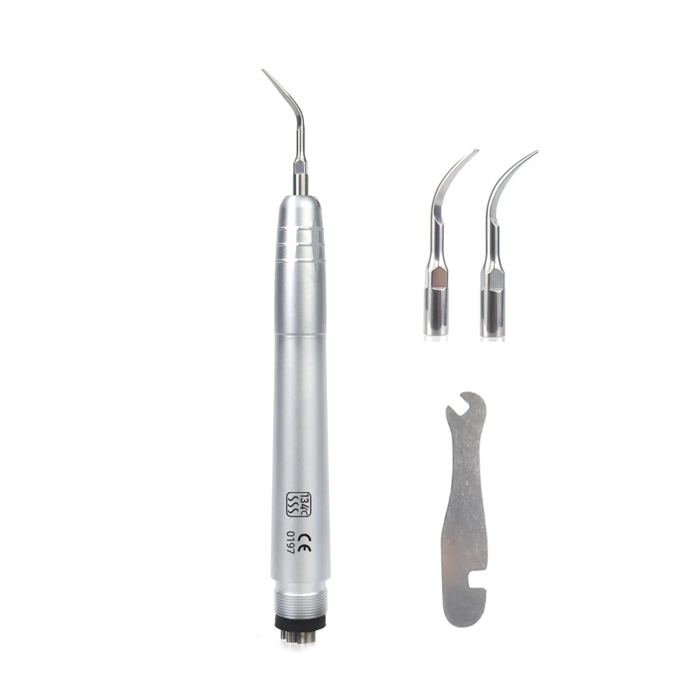 Dental Ultrasonic Air Scaler Handpiece 3 Tips Air Scaling Polishin