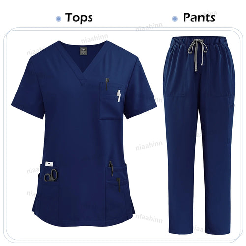 High Quality Medical Clothing for Women Uniform Nurse Lab Coat Unisex