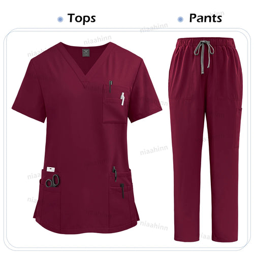 High Quality Medical Clothing for Women Uniform Nurse Lab Coat Unisex