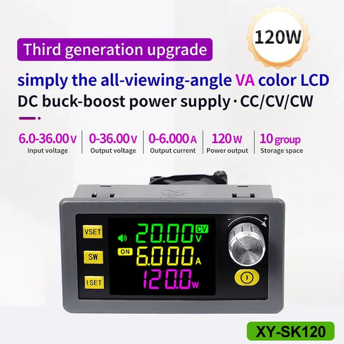 SK60 SK120 DC Buck Boost Converter CNC Adjustable Regulated Laboratory