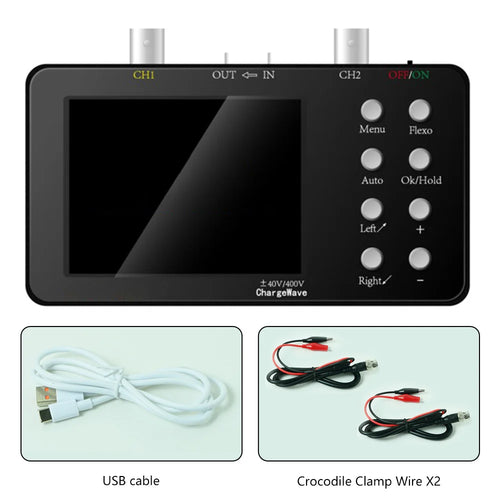 SCO2 Dual Channel Digital AUTO Oscilloscope PWM 50M 10Mhz Sampling