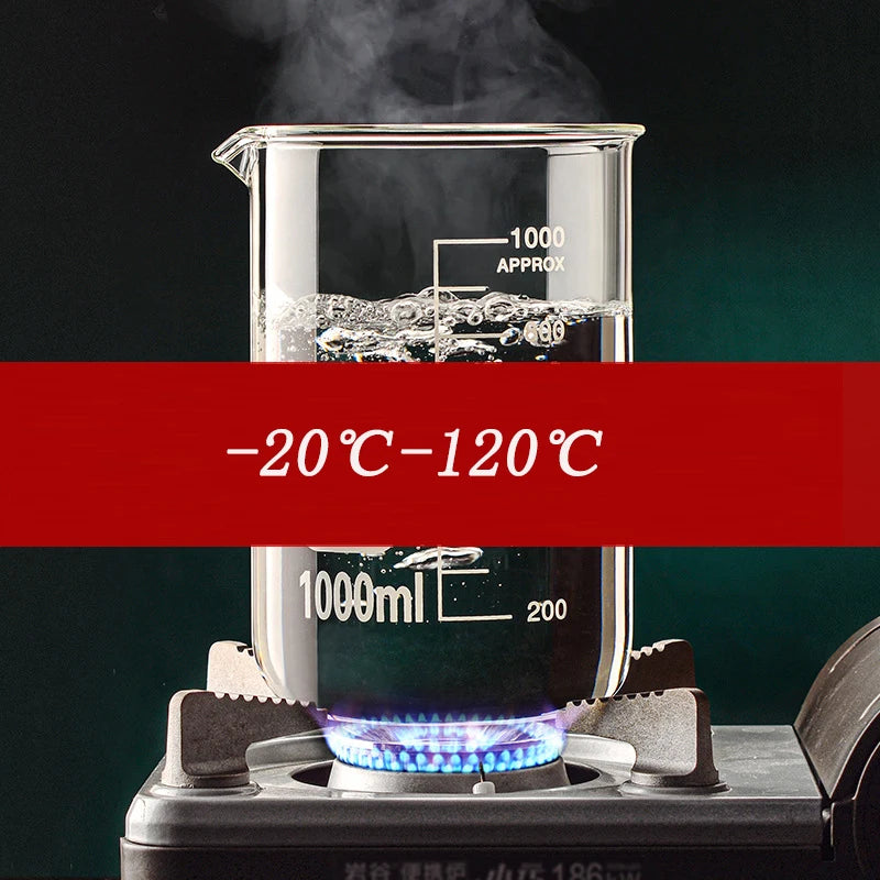 High Borosilicate Glass Measuring Cup Clear Scale Cup Laboratory