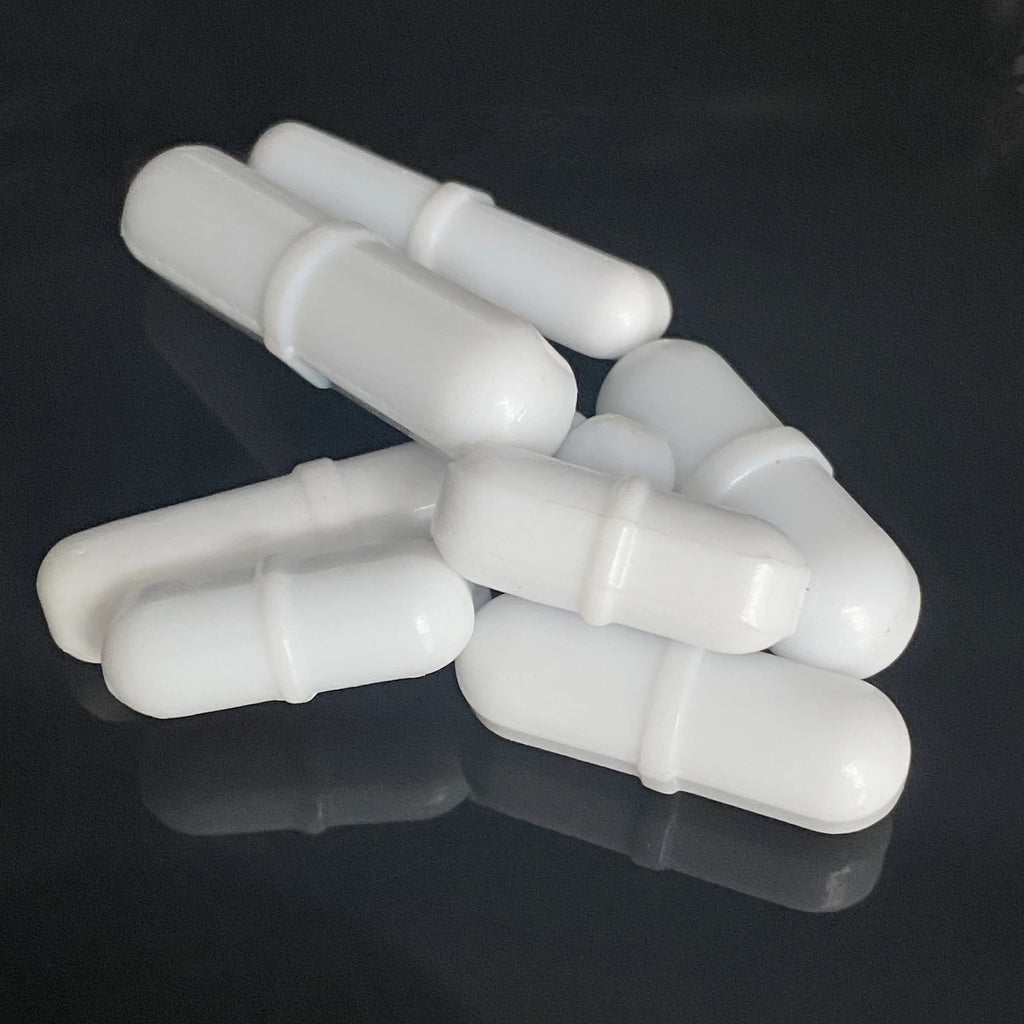 5Pcs Laboratory Magnetic Bar Cylindrical Magnetic Stirrer Rod Stirrer-