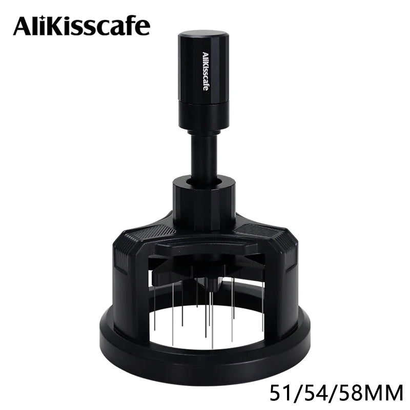ALIKISSCAFE WDT Tools Rotary 51mm 54mm 58mm Espresso Stirrer Needle