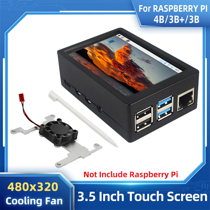 Raspberry Pi 3.5 Touch Screen 480*320 LCD TFT Display Optional ABS