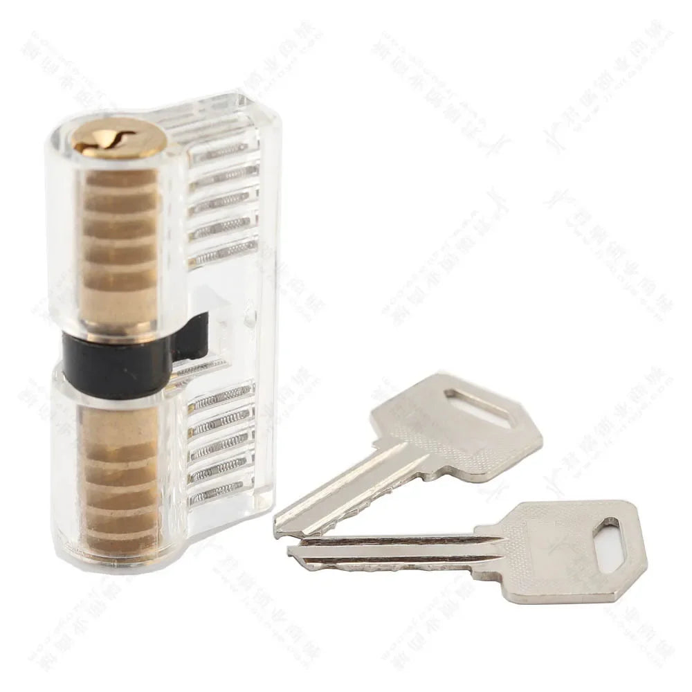Transparent Lock Cutaway Mini Practice Locks